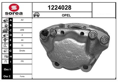 BREMSSATTEL SNRA 1224028