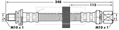 Brake Hose Borg & Beck BBH6844
