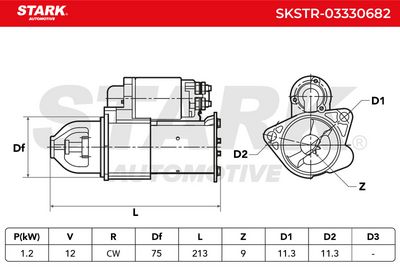 стартер STARK SKSTR-03330682