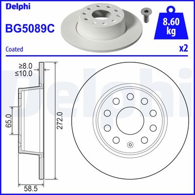 Brake Disc BG5089C