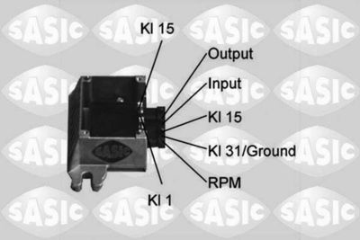 Блок управления, система зажигания SASIC 9244001 для RENAULT 9