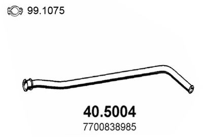 Rura wydechowa ASSO 40.5004