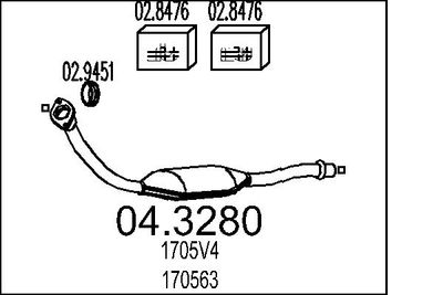 Katalizator MTS 04.3280