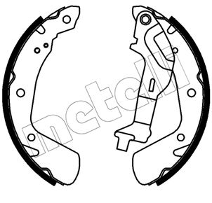 Zestaw szczęk hamulcowych METELLI 53-0771