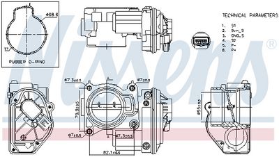 DROSSELKLAPPENSTUTZEN NISSENS 955199 4