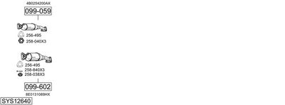 SISTEM DE ESAPAMENT BOSAL SYS12640