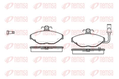 Комплект тормозных колодок, дисковый тормоз REMSA 0169.01 для ROVER MONTEGO