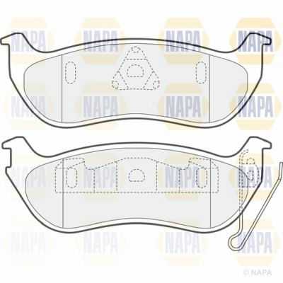 Brake Pad Set NAPA PBP7385