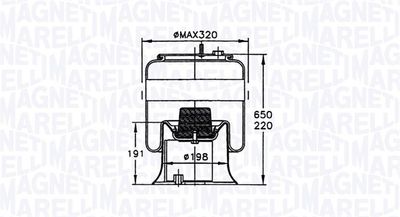 MAGNETI MARELLI Federbalg, Luftfederung