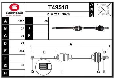 ANTRIEBSWELLE EAI T49518
