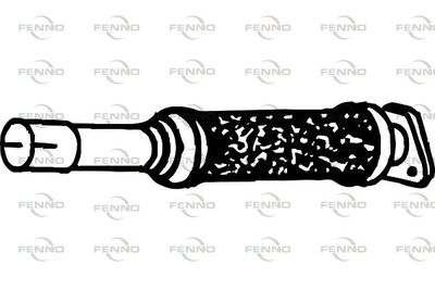 Rura wydechowa FENNO 1225479