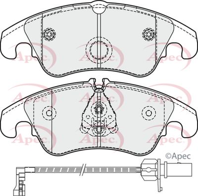 Brake Pad Set APEC PAD1862