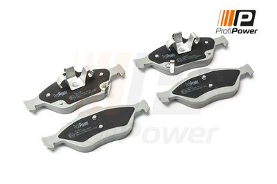 stabdžių trinkelių rinkinys, diskinis stabdys 1B1078 ProfiPower