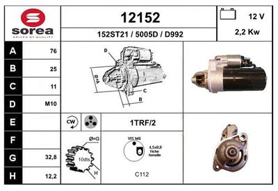 Startér EAI 12152