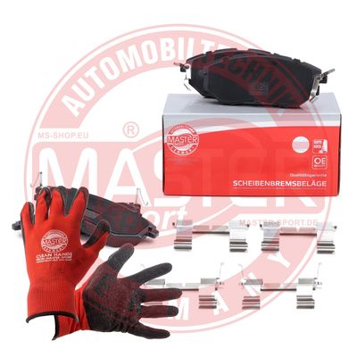 Zestaw klocków hamulcowych, hamulce tarczowe MASTER-SPORT GERMANY 13046057972N-SET-MSP