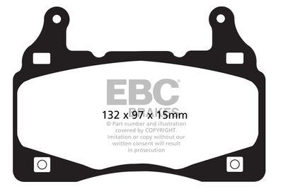 Комплект тормозных колодок, дисковый тормоз EBC Brakes DP31895C для CHEVROLET CAMARO