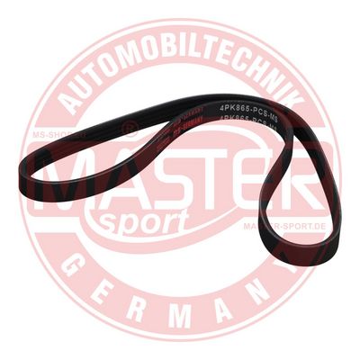 Ozubený klinový remeň MASTER-SPORT GERMANY 4PK865-PCS-MS