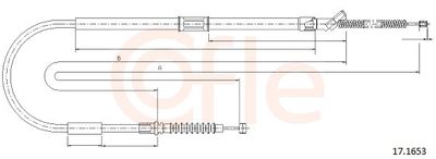 SEILZUG FESTSTELLBREMSE COFLE 171653