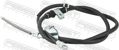 Тросик, cтояночный тормоз FEBEST 04100-CWRH для MITSUBISHI OUTLANDER