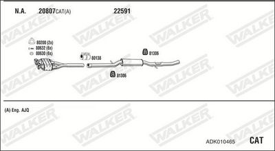 SISTEM DE ESAPAMENT WALKER ADK010465
