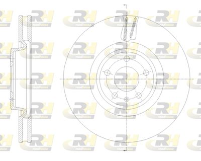 ROADHOUSE 62133.10 Тормозной диск 