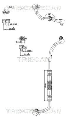 CONDUCTA PRESIUNE VARIABILA AER CONDITIONAT TRISCAN 901029024