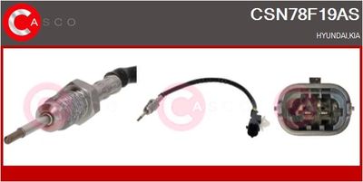 SENZOR TEMPERATURA GAZE EVACUARE