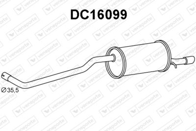 Глушитель выхлопных газов конечный VENEPORTE DC16099 для DACIA SANDERO
