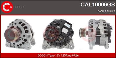 GENERATOR / ALTERNATOR CASCO CAL10006GS