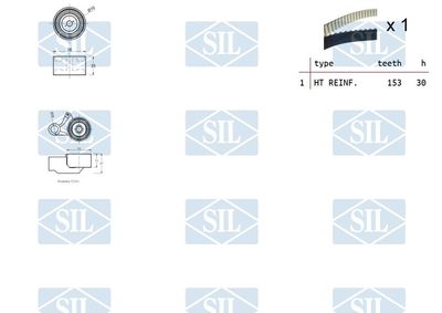 SET CUREA DE DISTRIBUTIE Saleri SIL TK1288 1