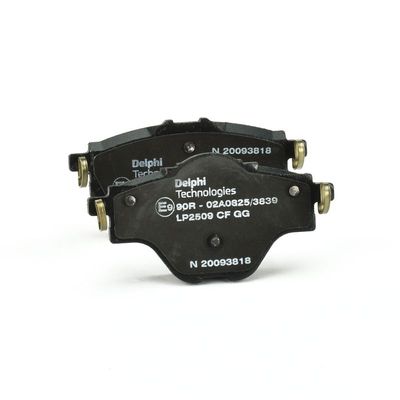 BREMSBELAGSATZ SCHEIBENBREMSE DELPHI LP2509 37