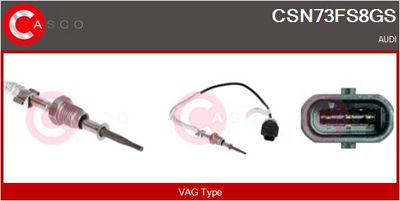 SENZOR TEMPERATURA GAZE EVACUARE