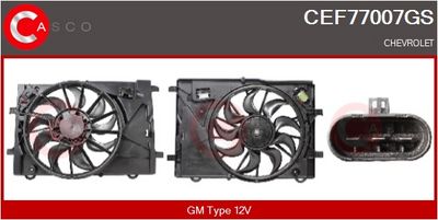 MOTOR ELECTRIC VENTILATOR CASCO CEF77007GS