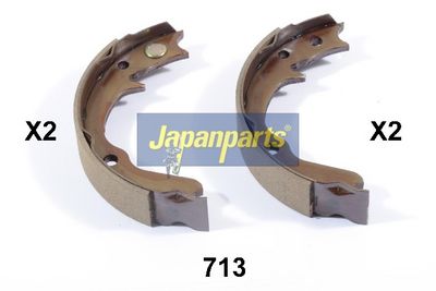 JAPANPARTS Stabdžių trinkelių komplektas