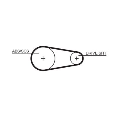 Timing Belt GATES 5203XS