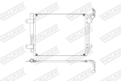 CONDENSATOR CLIMATIZARE WALKER WCD00312 7