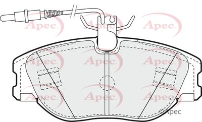 Brake Pad Set APEC PAD898