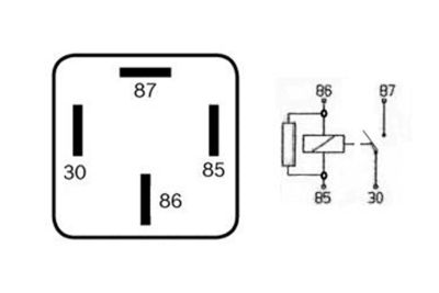 Relay, main current 0 332 019 457