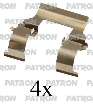 Комплектующие, колодки дискового тормоза PATRON PSRK1135 для MITSUBISHI PAJERO
