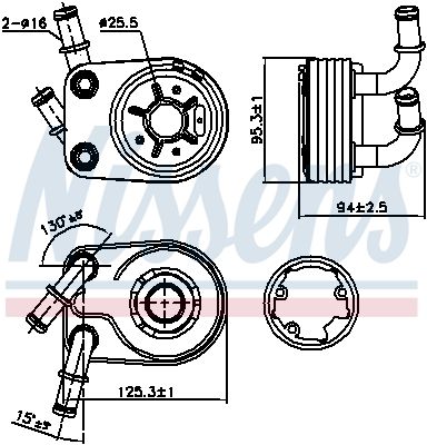 ÖLKüHLER MOTORöL NISSENS 90794 5