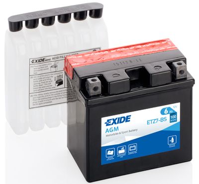 Стартерная аккумуляторная батарея EXIDE ETZ7-BS для KTM DUKE