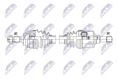 Wał napędowy NTY NPW-CT-166