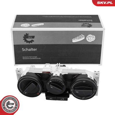 Ovládací prvek, topení/ventilace ESEN SKV 38SKV001