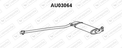 VENEPORTE AU03064 Глушитель выхлопных газов  для AUDI 100 (Ауди 100)