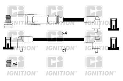 Комплект проводов зажигания QUINTON HAZELL XC1206 для VW CADDY