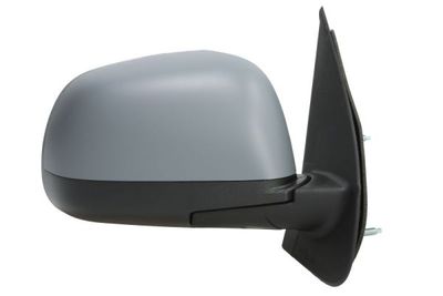Zijspiegel Rechts (handmatig, in reliëf, under-coated) past: NISSAN MICRA IV K13 05.10-03.17