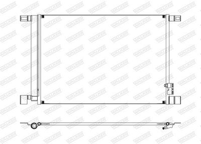 KONDENSATOR KLIMAANLAGE WALKER WCD00039 7