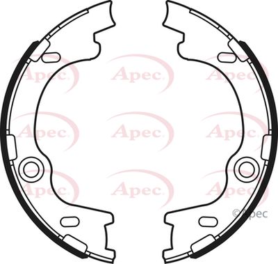 Brake Shoe Set, parking brake APEC SHU747