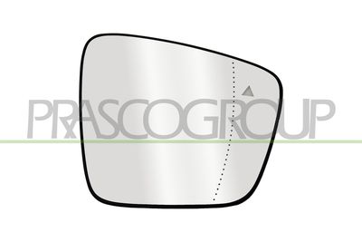 стъкло на огледало, външно огледало PRASCO ME7527523