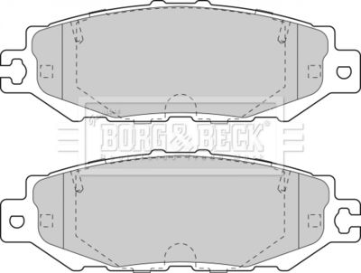 BORG & BECK BBP1570 Тормозные колодки и сигнализаторы  для LEXUS LS (_F2_) 400 (UCF20_)